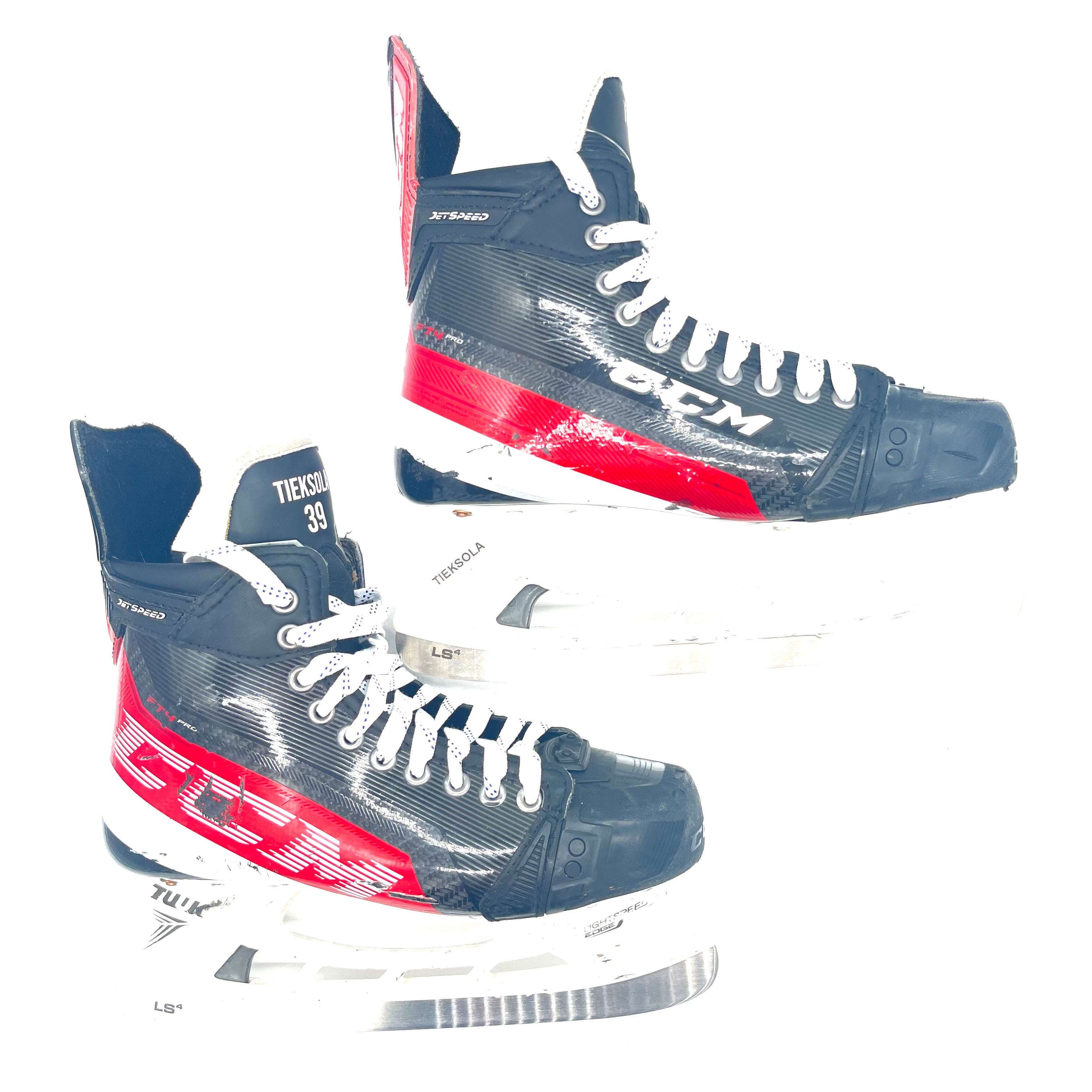 CCM Jetspeed FT4 Pro - Patins de hockey Pro Stock d'occasion - Taille 8